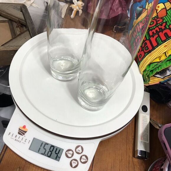 Libbey Bud Vases 2‎ Clear Glass - Picture 13 of 14